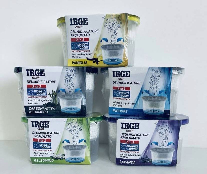 Вологопоглинач IRGE засіб проти вологи та запахів — різні аромати