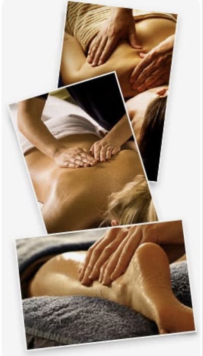 Massagem terapêutica relaxamento e bem-estar