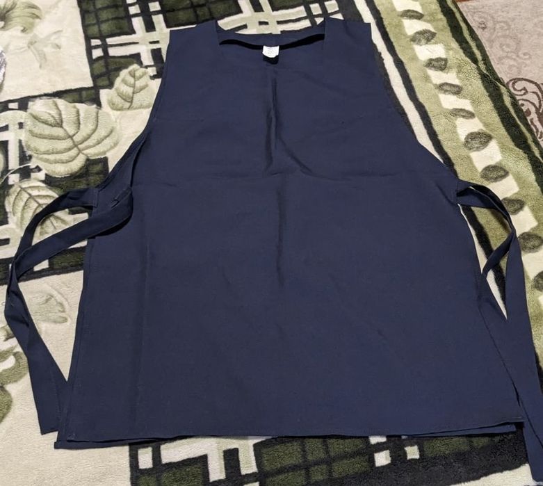 Фартух перекидний синій