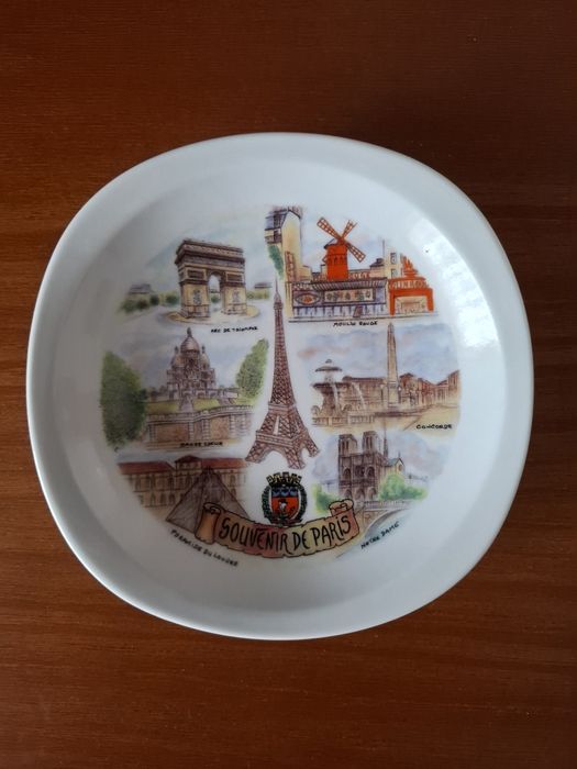 Porcelain Plate - Paris