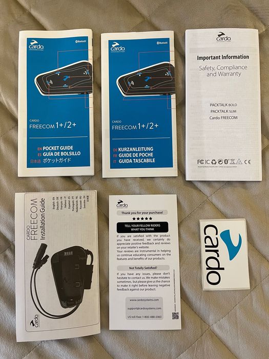 Intercomunicador Mota Bluetooth - Cardo - Freecom 1+