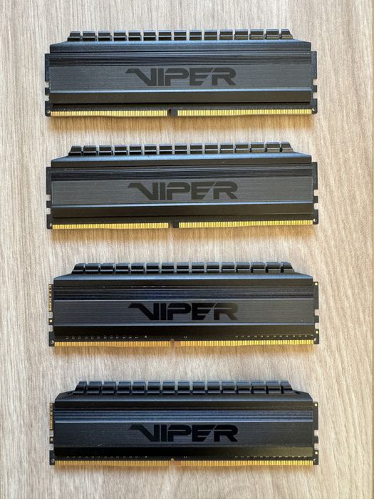 Pamięć RAM Patriot Viper Blackout 16GB (4x4GB) 3200MHz CL16