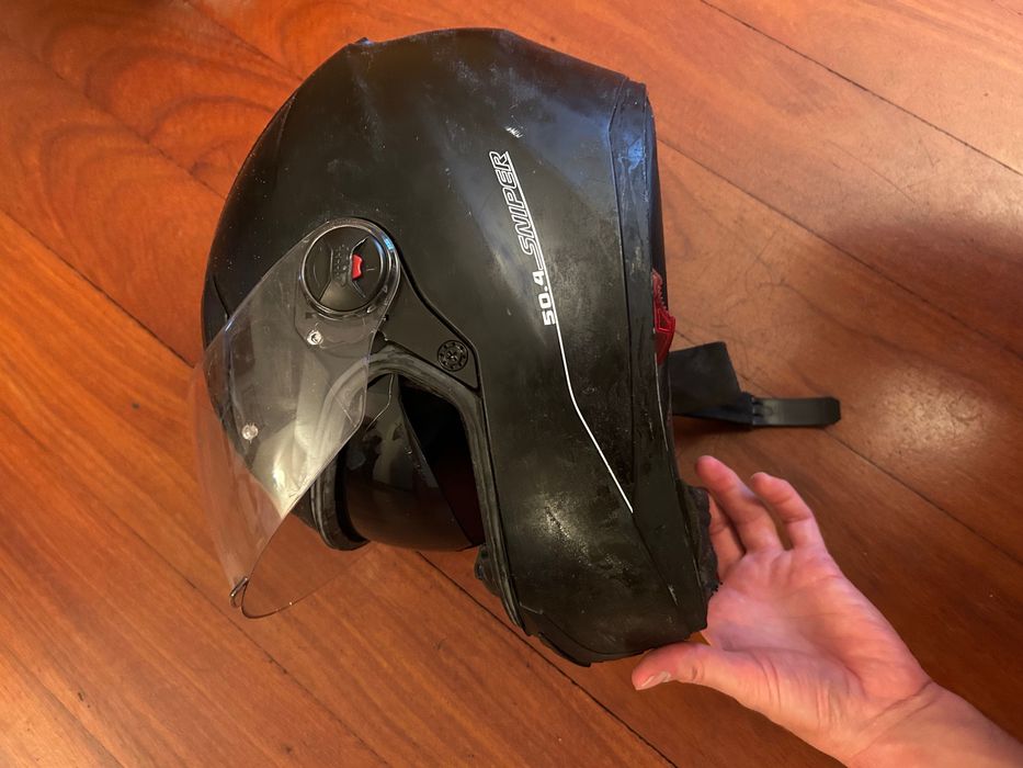 Capacete moto preto matte XL GIVI