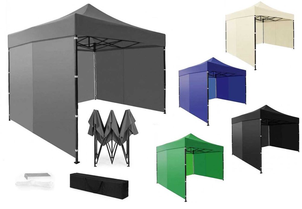 PAWILON Handlowy Ogrodowy Eventowy 3x3m AUTOMATYCZNY - 5 kolorów