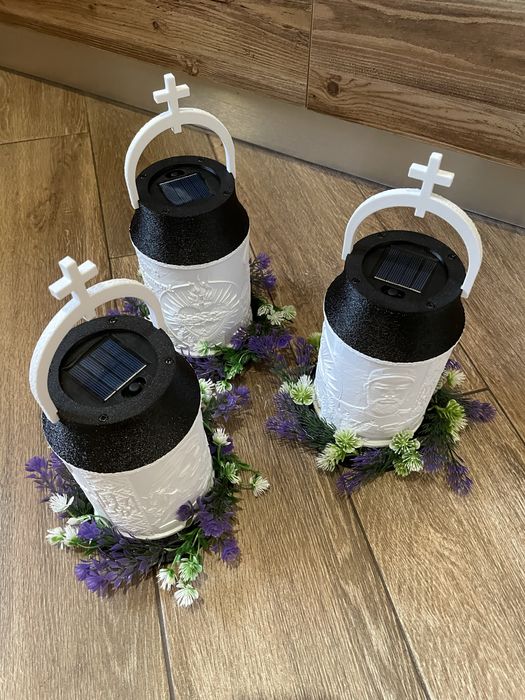 Лампадки персоналізовані 27см. на сонячній батареї