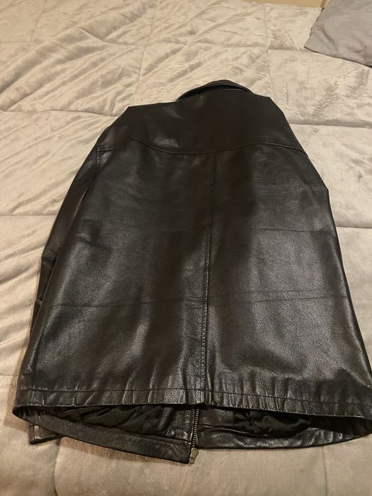 Casaco em pele como novo