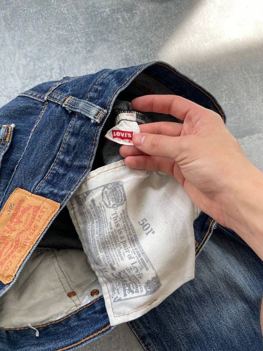 Вінтажні джинси levis 501 w34 l32