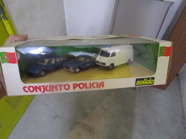 set Solido PSP Policia portuguesa novo Peugeot Ford