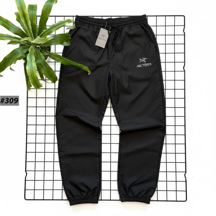 Черные Штаны Arcteryx GoreTex — Нейлонові Штани Артерикс ГорТекс