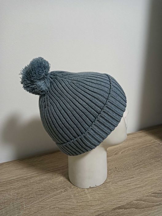 Gorro de Inverno Azul com pompom | Bom Estado