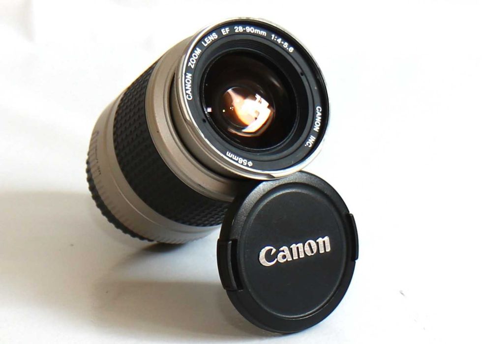 Lente Canon 28-90mm objetiva em muito bom estado