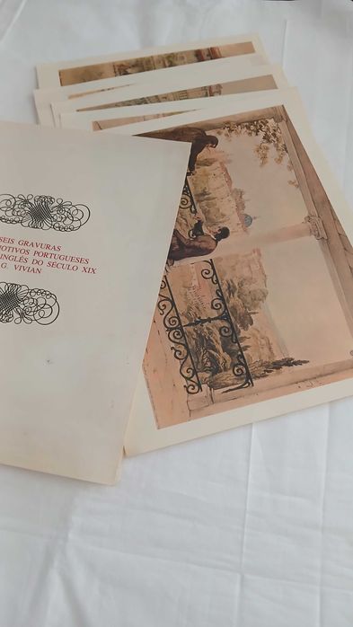 Engravings by the English Painter G. Vivian