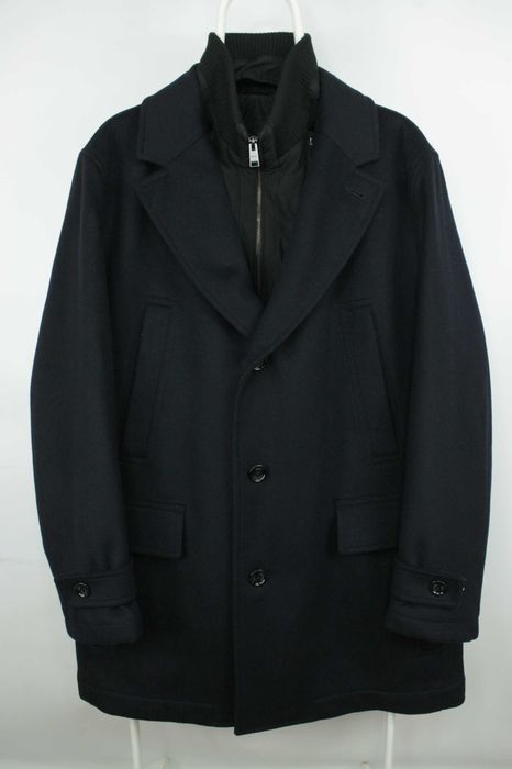 Шикарне брендове пальто Hugo Boss Вовна Кашемір з Утепленням ХЛ 56