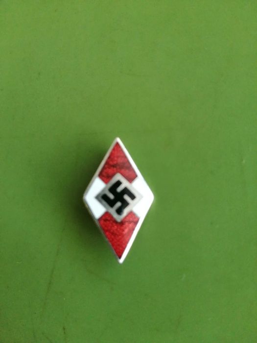 Odznaka rombik HJ Sygnowana !