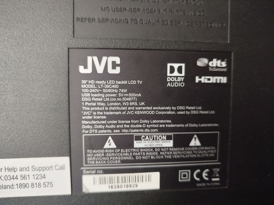 Televisão JVC LCD 39" HD LED