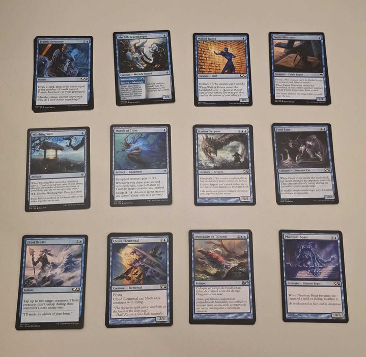 Cartas Magic - Azuis