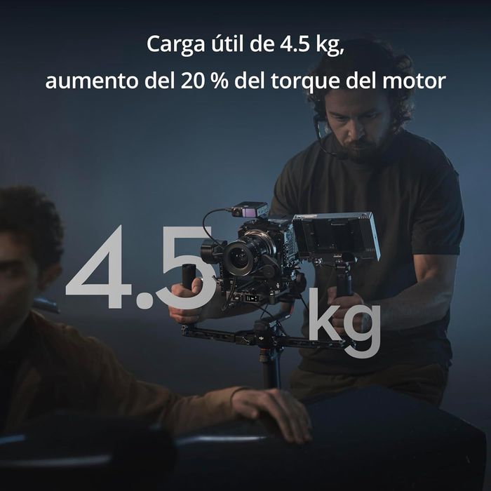 Dji RS 4 Pro, estabilizador de 3 eixos para câmaras DSLR p Canon/Sony/Panasonic/Nikon/Fujifilm