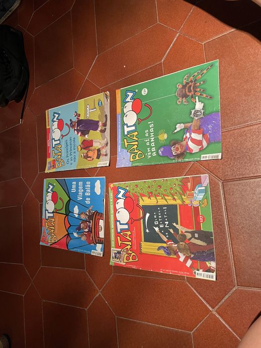 Conjunto 4 revistas batatoon vintage