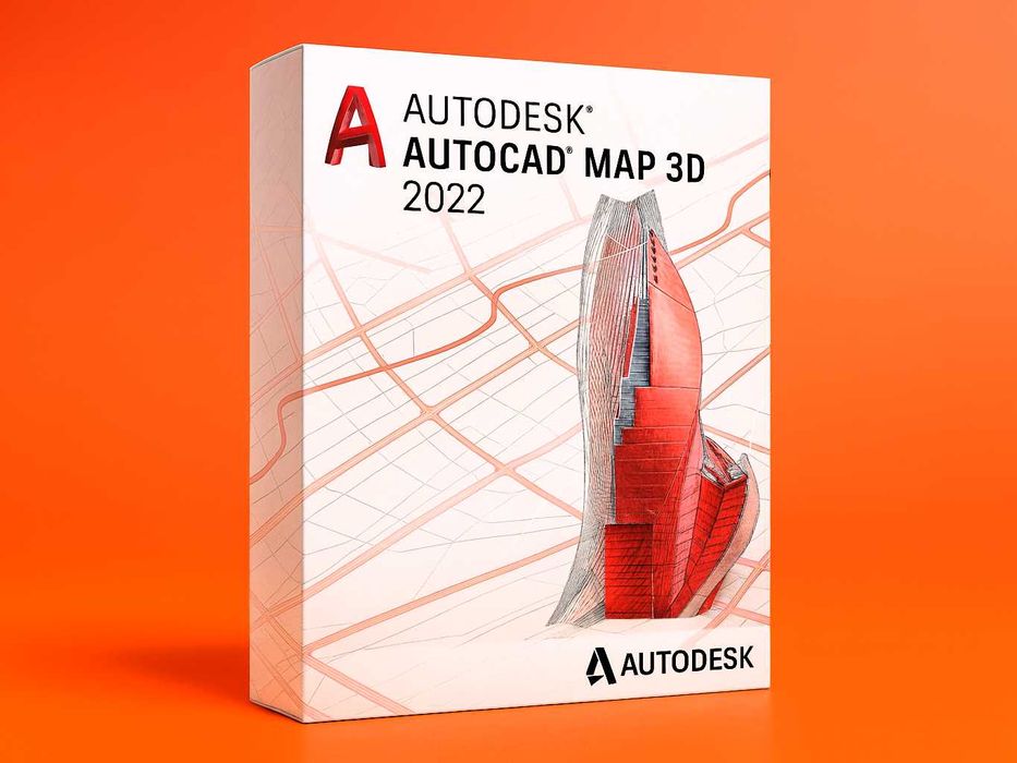 AutoCAD Map 3D 2022 PL pełna licencja bez limitu czasu CAD GIS DWG geodezja mapy teren infrastruktura projektowanie
