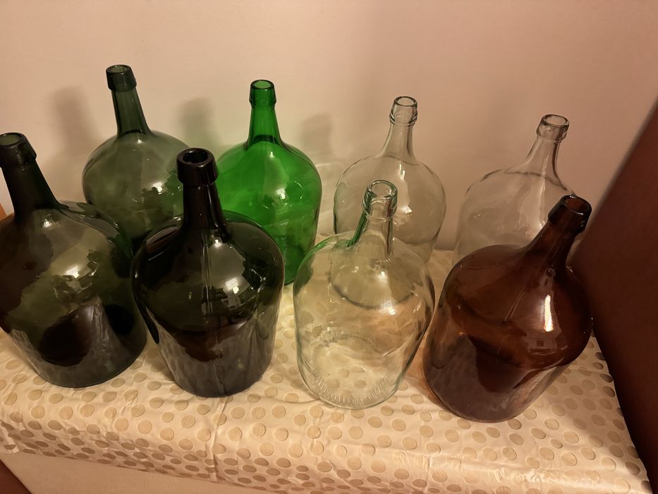 Bottles in Various Colors