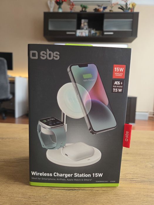 Ładowarka indukcyjna 3w1 SBS