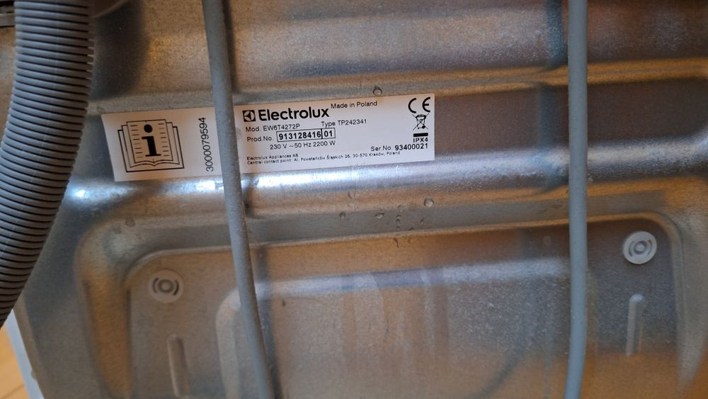 Pralka electrolux ładowana od góry