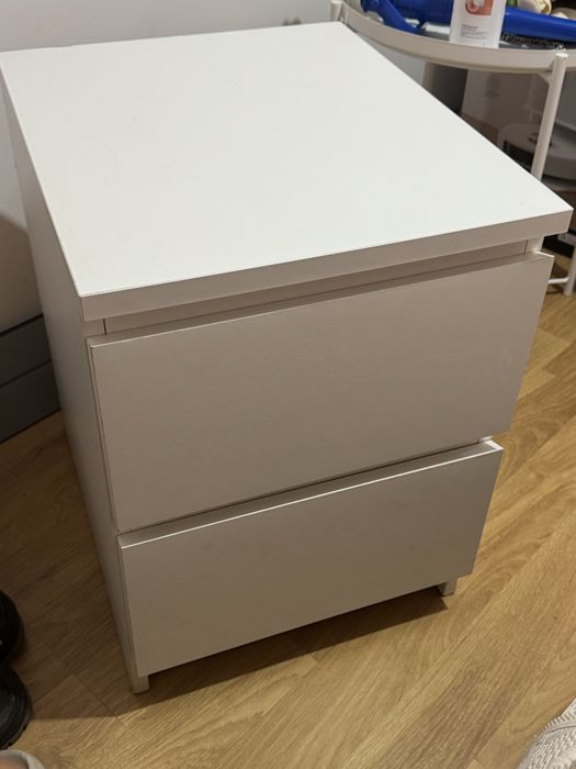 Mesa cabeceira branca ikea