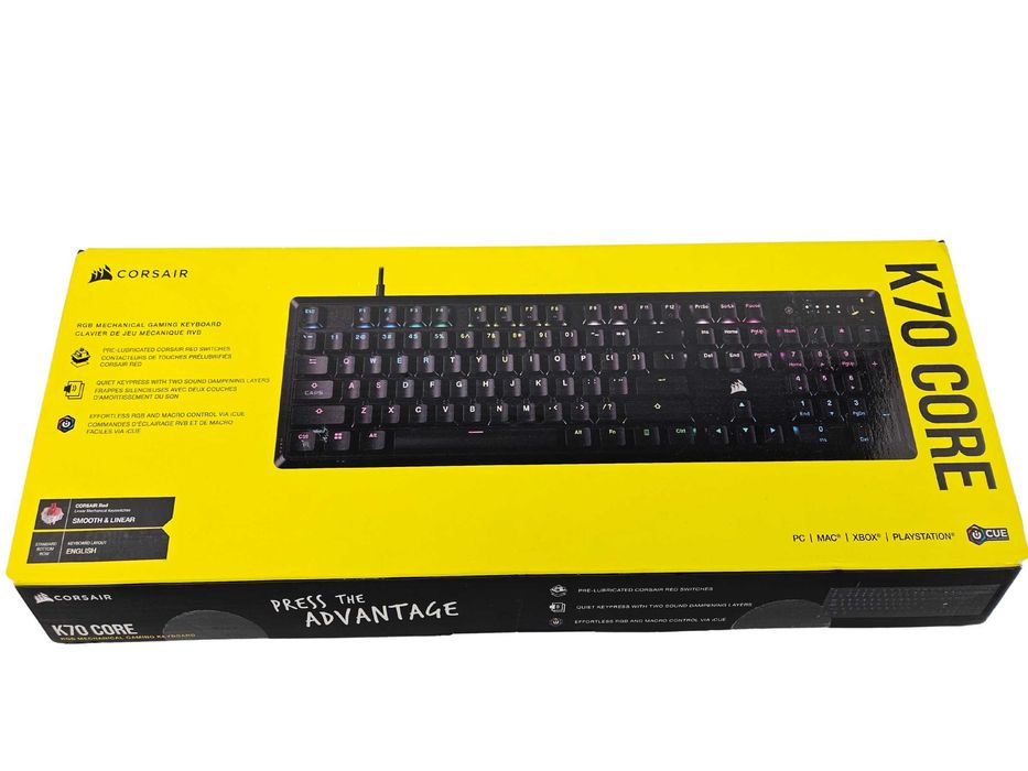 Клавіатура механічна Corsair K70 Core RGB (MLX Red)