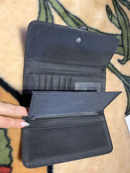 Carteira tecido preto
