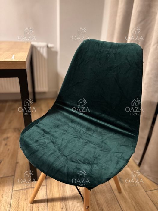 Pokrowce na Krzesło 4 szt Welur Premium Elastyczne