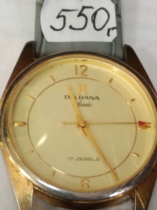 Męski zegarek mechaniczny DELBANA 17 jewels