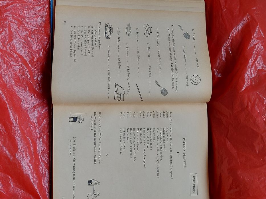 Książka We Learn English 1969rok