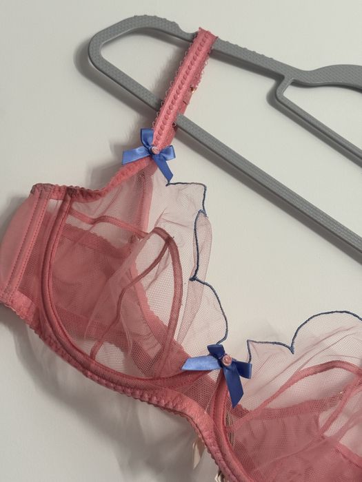 Biustonosz stanik agent provocateur transparentny