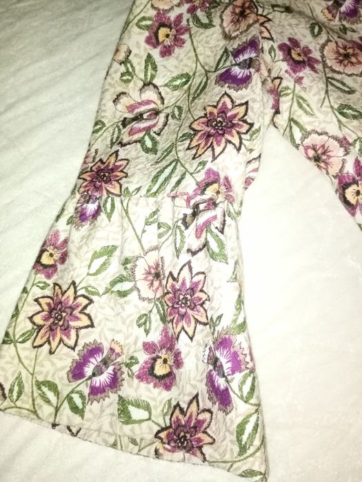 Casaco curto estampado