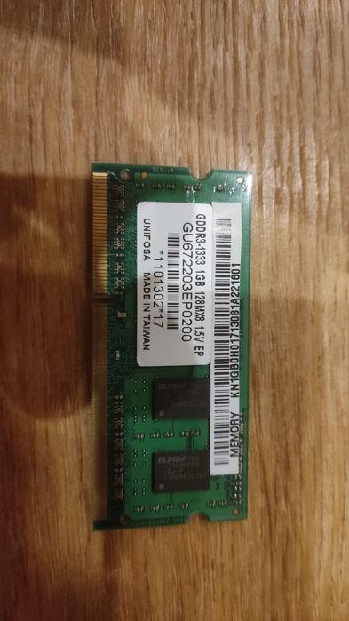 Продам модуль пам'яті Unifosa 1GB GDDR3-1333 1GB, made in Taiwan