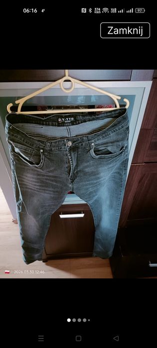 Spodnie męskie skiny