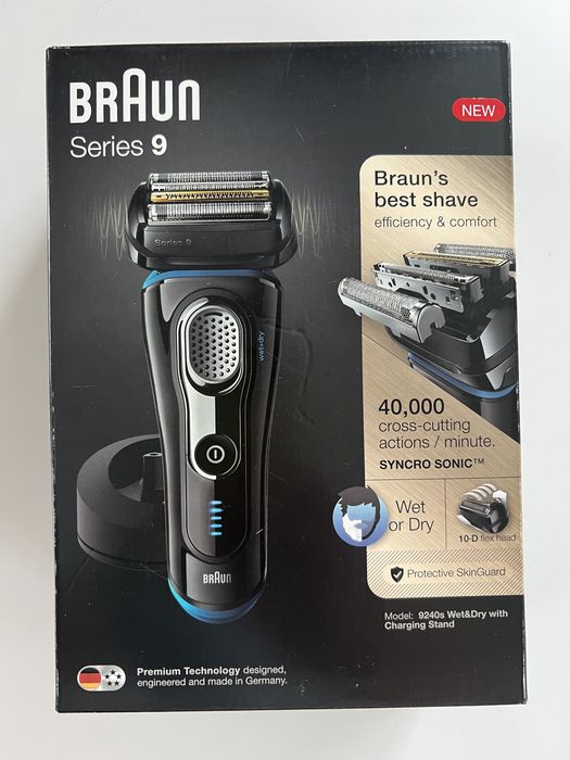Braun series 9 Golarka do golenia na sucho lub mokro