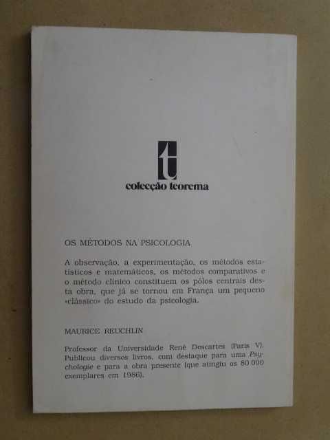 Métodos na Psicologia de Maurice Reuchlin