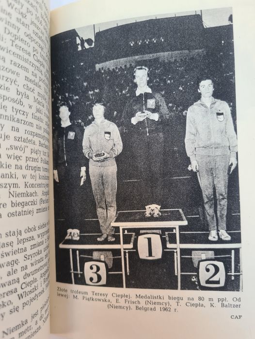 4 x 100 dla Polski - Konrad Gruda. Książka z 1967 roku