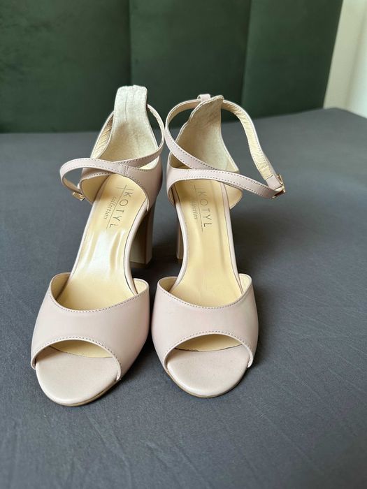 buty KOTYL ślubne nowe skórzane