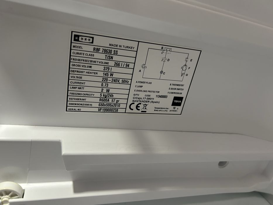 Peças para Teka RBF 78630 SS