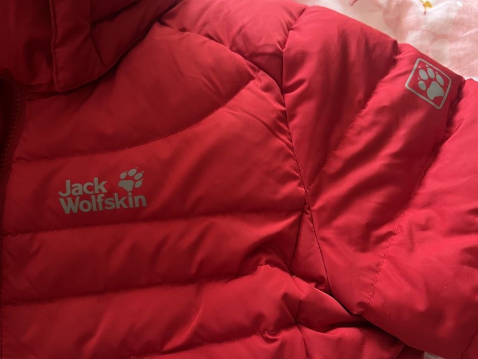 Пуховик jack wolfskin женский