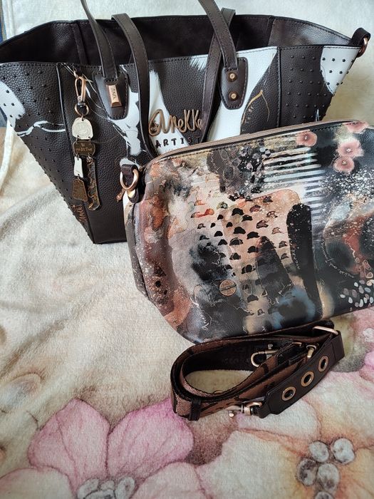 Anekke Nature Edition Shopper Bag 38 cm - 2w1 (nowa bez metki)