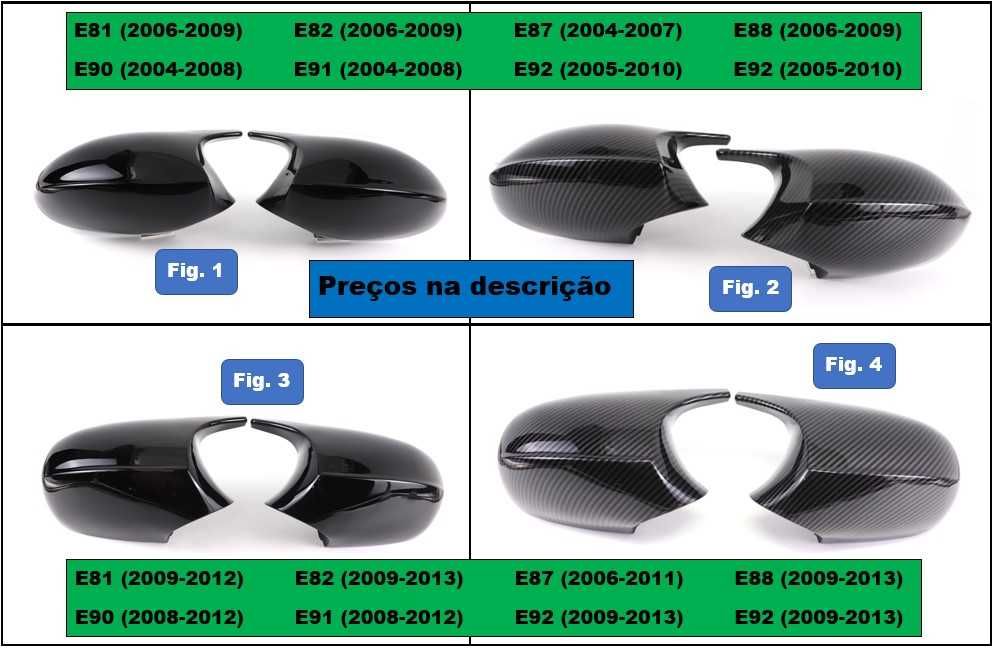 Grelhas preto piano dupla barra para BMW série 1 E81 E82 E87 E88