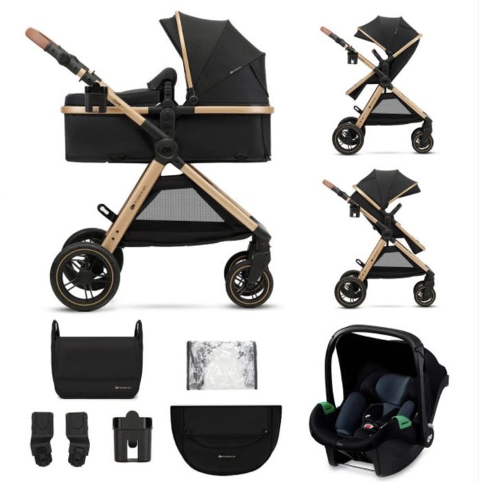 Коляска 3 в 1 Kinderkraft Esme Pure Black