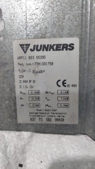 Zespół wodny do piecyka gazowego JUNKERS WRP 11 B 23
