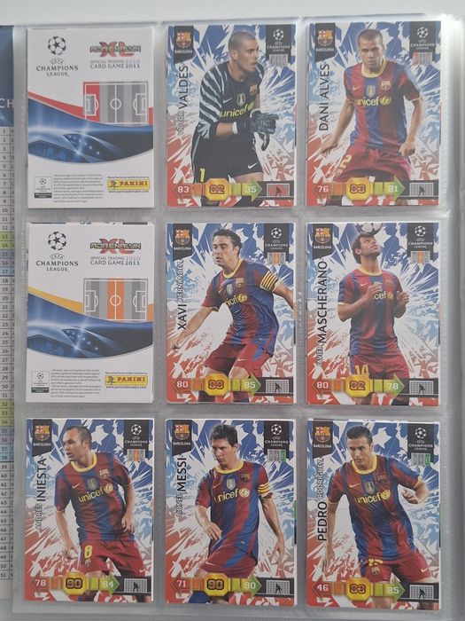 Karty piłkarskie Fc Barcelona Fan Set Champions League 2010 Panini HIT