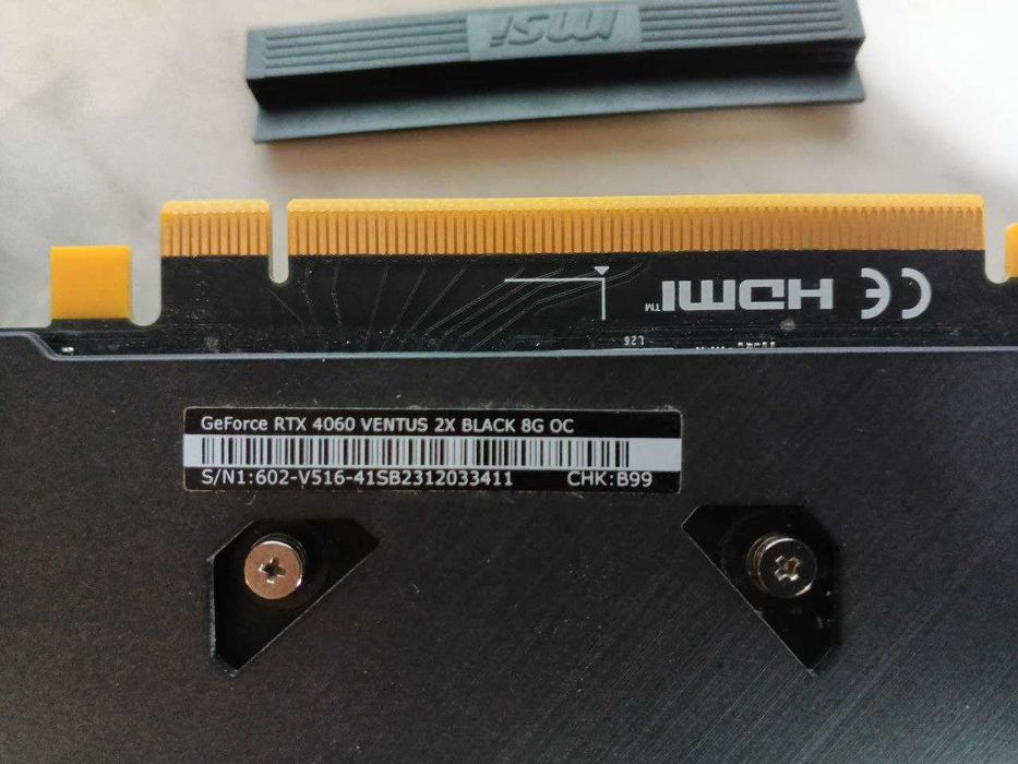 MSI GeForce RTX 4060 Ventus 2X Black 8GB OC | Гарантія Rozetka