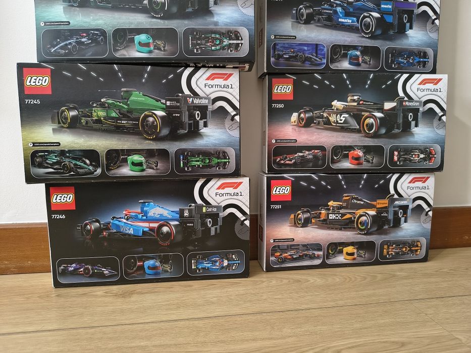 Lego Coleção Speed Champions F1 10x 77242 a 77251