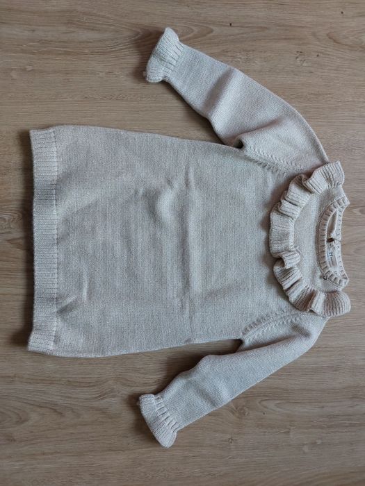 Vestido bege menina 12-18 meses